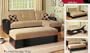 New 2pc Microfiber Sectional Futon Sofa Bed Set, #A5775