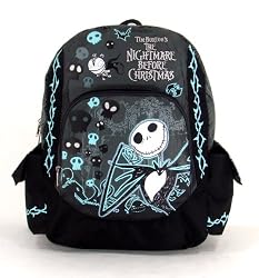 Tim Burton's the Nightmare Before Christmas - Large 16" Backpack - Skull Head