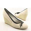 EASY SPIRIT Angelika New Platforms Wedges Shoes Ivory Womens