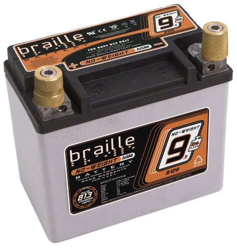 Braille Battery B129 9.5Lbs 813 PCA Racing Battery