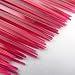 Triangular Prism 3.5" Plastic Picks 300pc - Red image 2