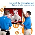 Zip Express On Wall TV Installation with In-Wall Wire Concealment