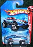 2010 HOT WHEELS RACE WORLD JUNGLE MONSTER CAR 01/04 BLUE CORVETTE STINGRAY