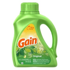 Gain With Freshlock Original Liquid Detergent 32 Loads 50 Fl Oz (Pack of 2)