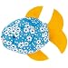 Kathe Kruse Squirting Fish – Yellow Fin
