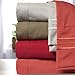 1500 Supreme Collection King Sheet Sets Red - Luxury Hotel Bed Sheets and Pillowcase Set for King Mattress - Extra Soft, Elastic Corner Straps, Deep Pocket Sheets, King Red