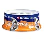 Verbatim 4.7 GB 8x DigitalMovie DVD-R Spindle (25 Discs)