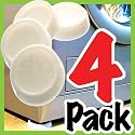 VIBRATION DAMPERS / Dampeners Pack of 4 - Reduce Noise From Washing Machines, Dishwasher, Tumble Drier