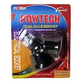 New Dual Bulb Socket Double Light