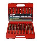 IMAGE OF Grip 17 pc Cobalt Silver & Deming Drill Bit Set