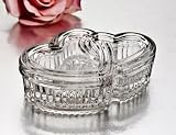 CRYSTAL DOUBLE HEART BOX - CRYSTAL DOUBLE HEART BOX