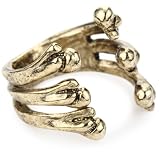 Low Luv by Erin Wasson Bone Cage Ring, Size 8