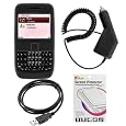 Rapid Car Charger + USB Data Cable + Black Silicone Skin Soft Case + LCD Screen Protector for Nokia E63