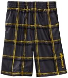 Laguna Boys 8-20 Shoji On Mesh Plaid Print Swim Short