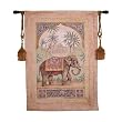 Elephant Tapestry Wallhanging Comes With Wall Hanging Rod and Tassels