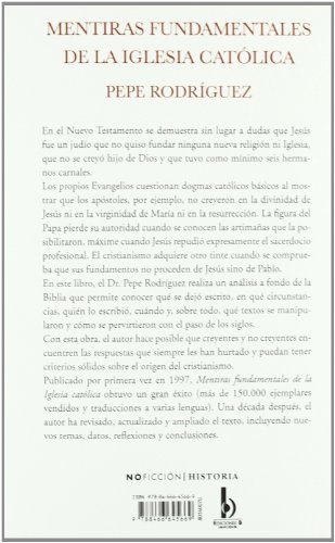 Mentiras fundamentales de la iglesia catolica (Ed. Revisada) (No Ficcion Historia) (Spanish Edition)