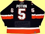 Autographed Denis Potvin New York Islanders Jersey (Blue)