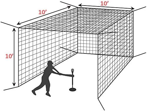10' Baseball Batting Cage Net [Net World Sports]