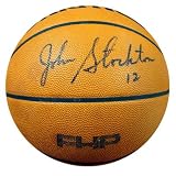 John Stockton Autographed Official Leather NBA Basketball PSA/DNA #M72532