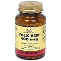 Solgar - Folic Acid, 400 mcg, 250 tablets