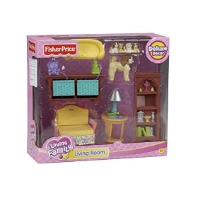 Loving Family TwinTime Dollhouse Living Room by Fisher-Price