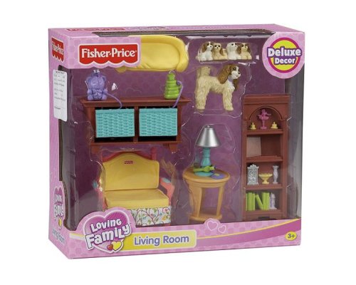 Childrens Toyshop  Toys : Loving Family TwinTime Dollhouse Living Room