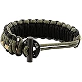 The Friendly Swede Adjustable Premium Paracord Bracelet with Fire Starter
