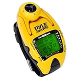 Wind Speed Meter w/ Wind Chill Temp., Altimeter, Barometer, Compass, 10 Laps Chronograph Memory, Yacht Timer (Yellow Color)
