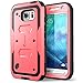 Galaxy S6 Active Case, [Heave Duty] **Slim Protection** i-Blason Armorbox [Dual Layer] Hybrid Full-body Protective Case with Front Cover and Built-in Screen Protector / Impact Resistant Bumpers Cover for Samsung Galaxy S6 Active 2015 Release **Does Not Fit Regular Galaxy S6** (Pink)
