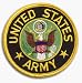 Army Patch Military 3 Round Patche