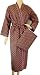 Pink Mauve Polka Dot French Elegant Design Kimono Bathrobe with Travel Case ~ Clearance