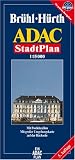 ADAC Stadtpläne, Brühl, Hürth: Mit Rad- und Wanderwegen. Mit großer Umgebungskarte
