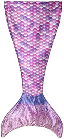 Mermaid Tail Blanket for Kids Fleece Interior
