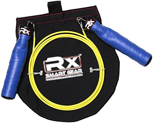 Rx Smart Gear Jump Rope Bionic Blue/ Neon Yellow 8'0" Ultra