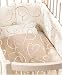 Babydan Junior Bed Linen - Hearts Beige Duvet and Pillow Case Set 100 x 140