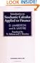 Introduction to Stochastic Calculus Applied to Finance (Chapman & Hall/CRC Financial Mathematics Series)