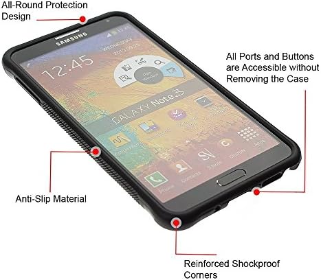 Be-Star Unique Pattern Anti-Skid Hybrid Impact Shockproof Case Cover For SAMSUNG Galaxy Note 3 III / N9000 / N9005 ( Indian Dance Woman Costume Attire Art )