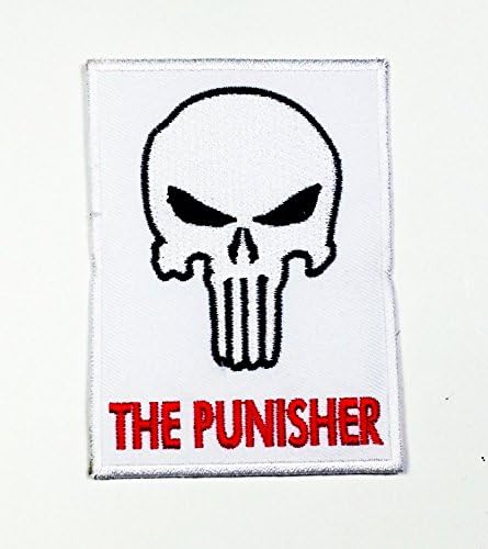 The Punisher Tactical Skull Marvel Army Milltary Seal Comando Biker Logo Jacket Patch