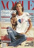 Vogue Magazine, December 2001, Gisele Bundchen on Cover.