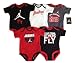 Nike Jordan Baby Lap Shoulder Bodysuit 5 PCS with... Nike Jordan Baby Lap Shoulder Bodysuit 5 PCS with...