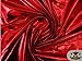 1 X Spandex Metallic Ferrari RED Fabric /60
