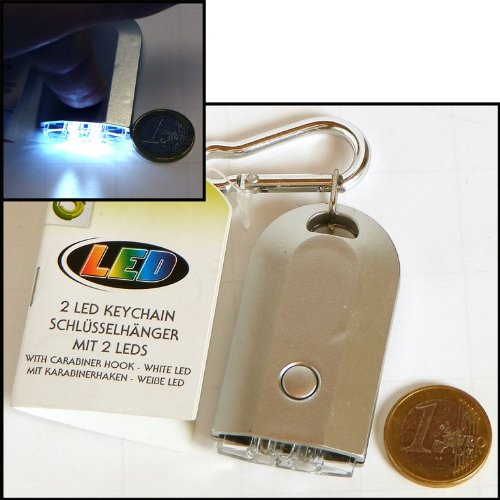 Schlüsselanhänger mit 2 LED Licht