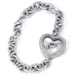 Miami Dolphins NFL Ladies "Heart Series" Watch