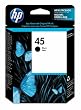 HP 45 Black Ink Cartridge in Retail Packaging