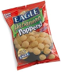 Eagle Habenero Poppers! 2.5-Ounce Bags (Pack of 6)