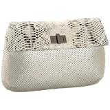 Whiting & Davis White Snake Mini Bag