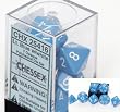 Chessex Opaque Light Blue 7 piece dice set