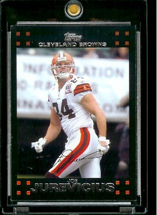 2007 Topps Football # 133 Joe Jurevicius - Cleveland Browns - NFL Trading Cards