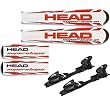 Head 2008 SUPERSHAPE TEAM kids skis / bindings 107 cm