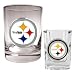 Pittsburgh Steelers 2 Piece Rocks and Shot Glass Set